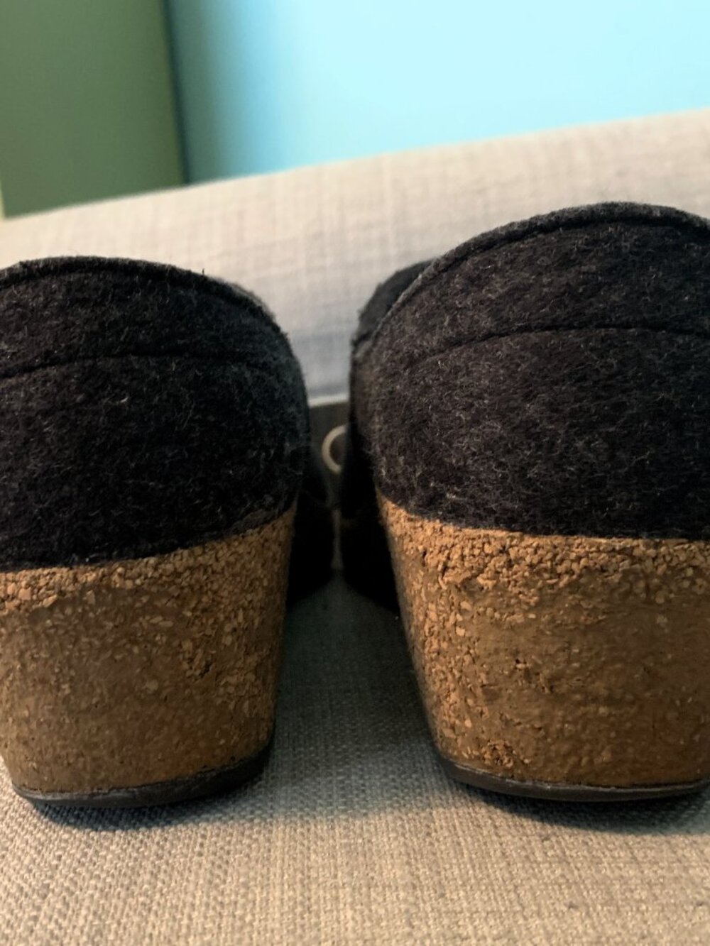 Haflinger dark gray closed slip in clogs size 37 - Picture 6 of 6